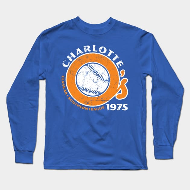 Charlotte Orioles Long Sleeve T-Shirt by MindsparkCreative